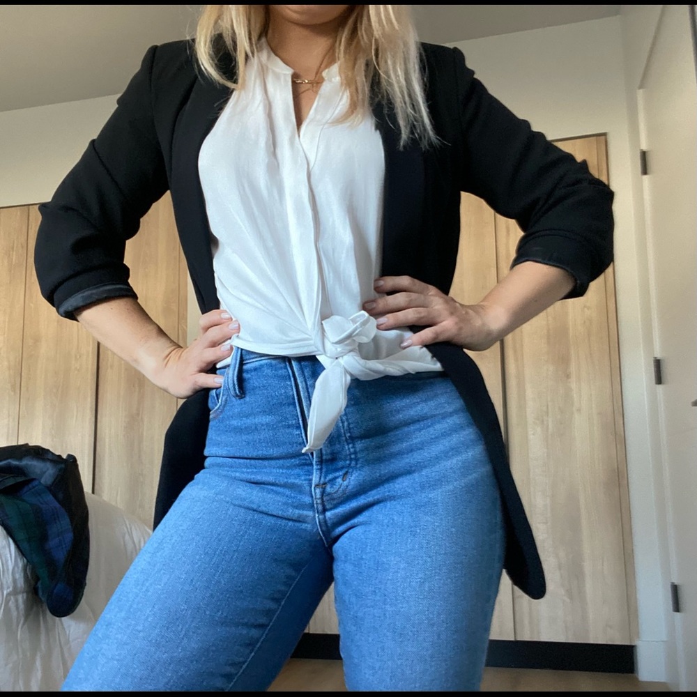Zara 90’s crop blazer